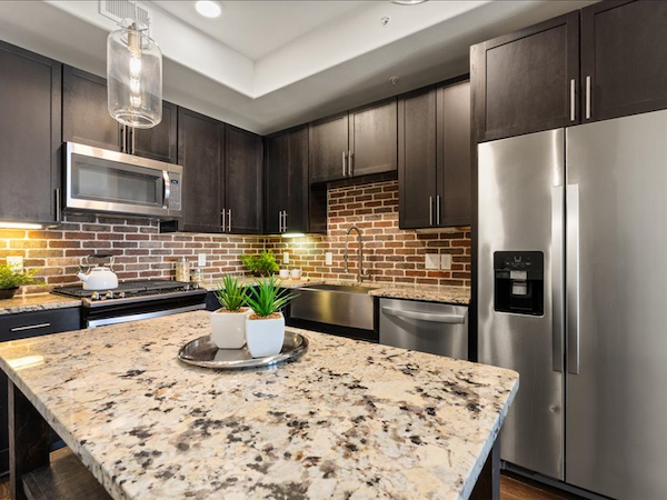 Kitchen Island  facing stove