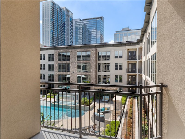 Balcony view of Pool