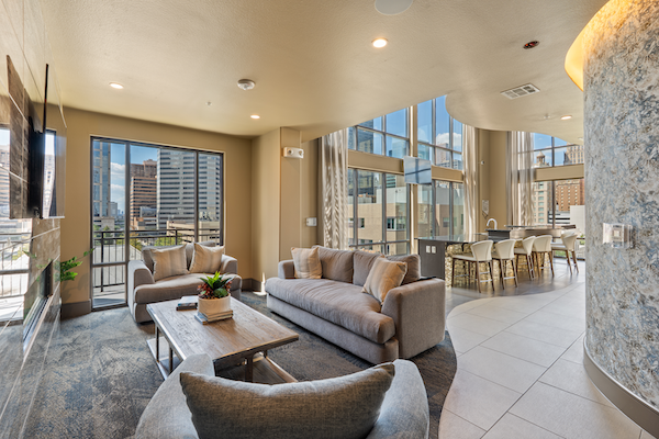 Lobby Entrance with Seating
